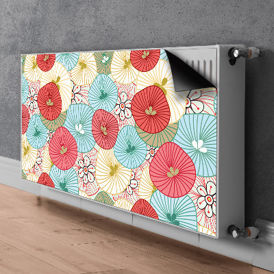 Heizkörperverkleidung magnet Blumenmuster