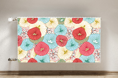 Heizkörperverkleidung magnet Blumenmuster