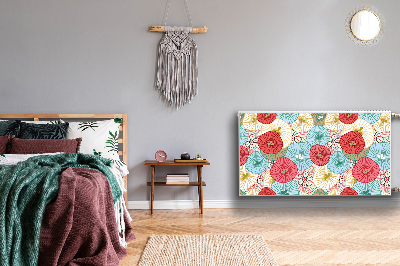 Heizkörperverkleidung magnet Blumenmuster
