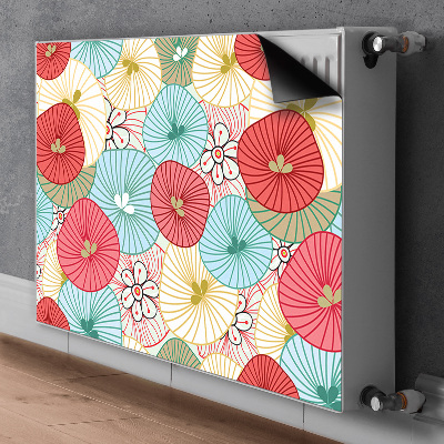 Heizkörperverkleidung magnet Blumenmuster