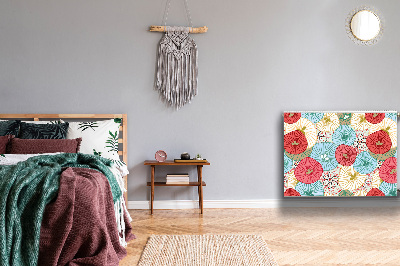 Heizkörperverkleidung magnet Blumenmuster