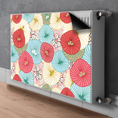 Heizkörperverkleidung magnet Blumenmuster