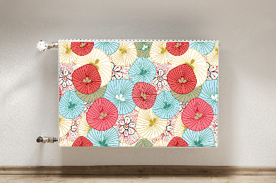 Heizkörperverkleidung magnet Blumenmuster