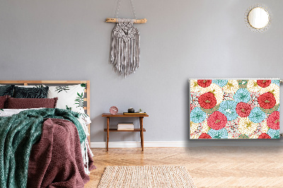 Heizkörperverkleidung magnet Blumenmuster