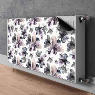 Magnet Heizkörperverkleidung Dunkle blumen