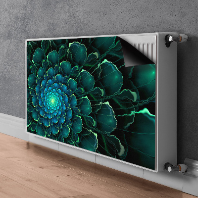 Heizkörperverkleidung magnetisch Grüne blume