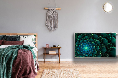 Heizkörperverkleidung magnetisch Grüne blume