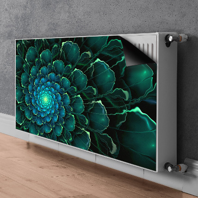 Heizkörperverkleidung magnetisch Grüne blume