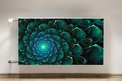 Heizkörperverkleidung magnetisch Grüne blume
