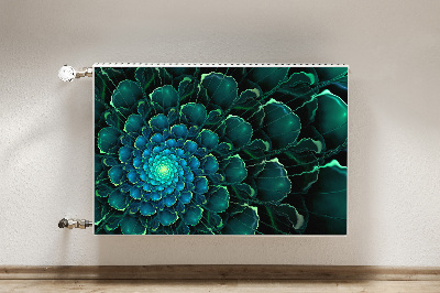 Heizkörperverkleidung magnetisch Grüne blume