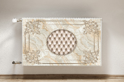 Heizkörperverkleidung magnetisch Elegantes marmormuster