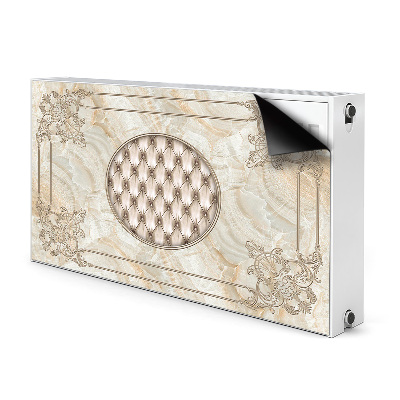Heizkörperverkleidung magnetisch Elegantes marmormuster