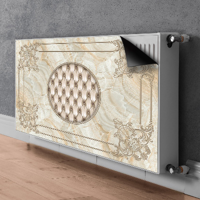 Heizkörperverkleidung magnetisch Elegantes marmormuster