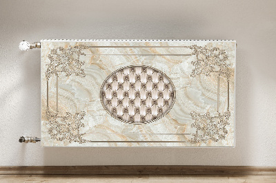 Heizkörperverkleidung magnetisch Elegantes marmormuster