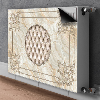 Heizkörperverkleidung magnetisch Elegantes marmormuster