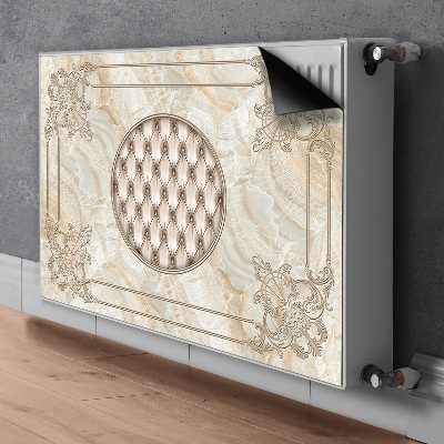 Heizkörperverkleidung magnetisch Elegantes marmormuster