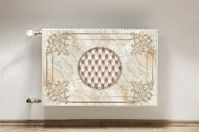 Heizkörperverkleidung magnetisch Elegantes marmormuster