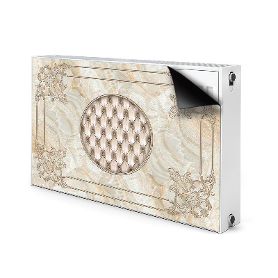 Heizkörperverkleidung magnetisch Elegantes marmormuster