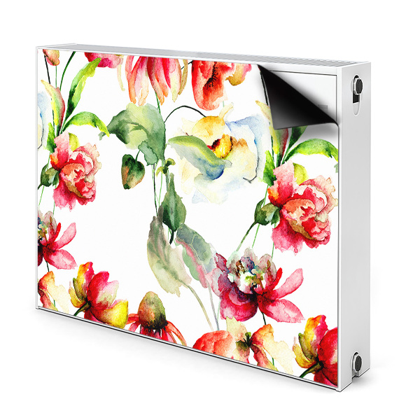 Heizkörperverkleidung magnetisch Wilde blumen