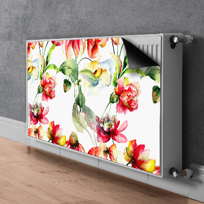 Heizkörperverkleidung magnetisch Wilde blumen