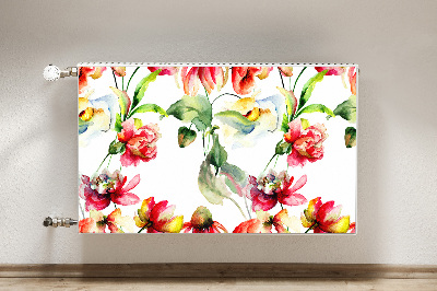 Heizkörperverkleidung magnetisch Wilde blumen