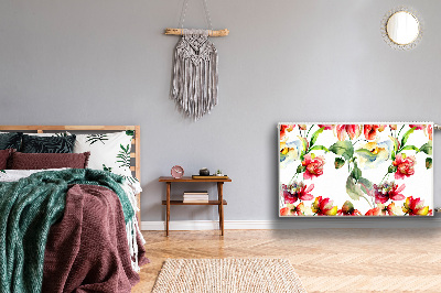 Heizkörperverkleidung magnetisch Wilde blumen