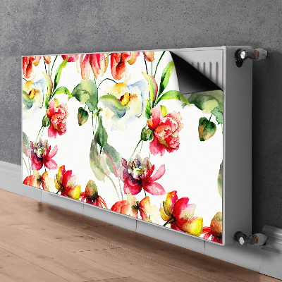 Heizkörperverkleidung magnetisch Wilde blumen