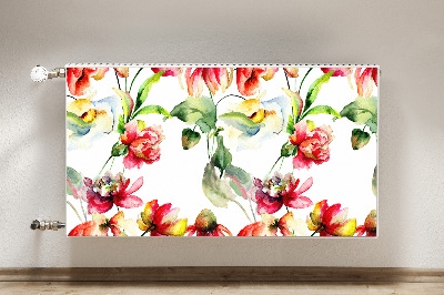 Heizkörperverkleidung magnetisch Wilde blumen