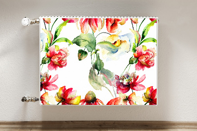 Heizkörperverkleidung magnetisch Wilde blumen