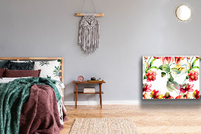 Heizkörperverkleidung magnetisch Wilde blumen