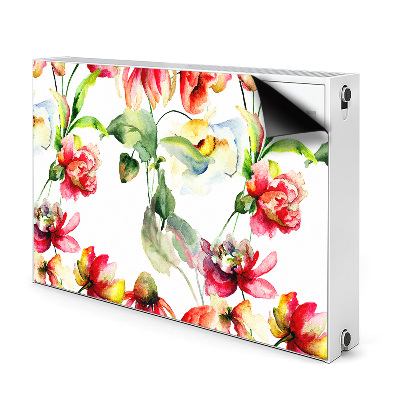 Heizkörperverkleidung magnetisch Wilde blumen