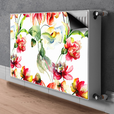 Heizkörperverkleidung magnetisch Wilde blumen