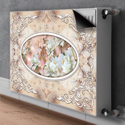 Heizkörperverkleidung magnet Blumenglamourmuster