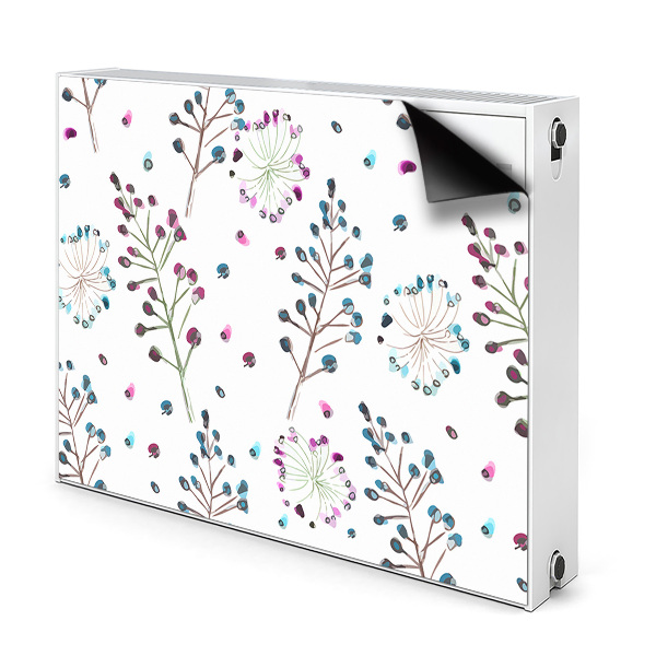 Heizkörperverkleidung magnet Blumenmotiv
