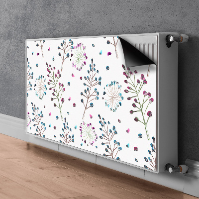 Heizkörperverkleidung magnet Blumenmotiv
