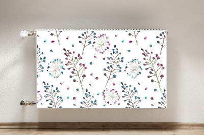 Heizkörperverkleidung magnet Blumenmotiv