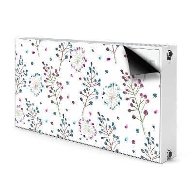 Heizkörperverkleidung magnet Blumenmotiv