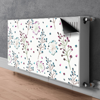 Heizkörperverkleidung magnet Blumenmotiv