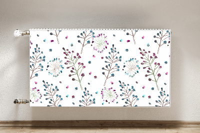 Heizkörperverkleidung magnet Blumenmotiv
