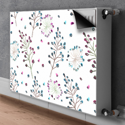 Heizkörperverkleidung magnet Blumenmotiv