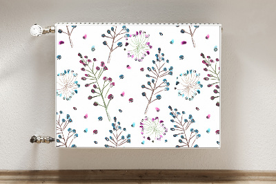 Heizkörperverkleidung magnet Blumenmotiv