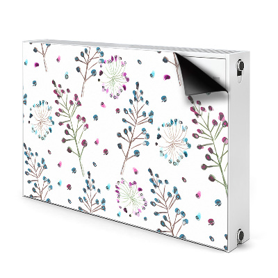Heizkörperverkleidung magnet Blumenmotiv