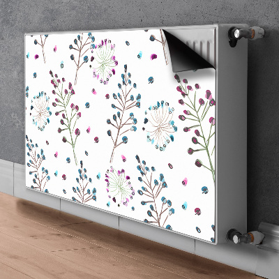 Heizkörperverkleidung magnet Blumenmotiv
