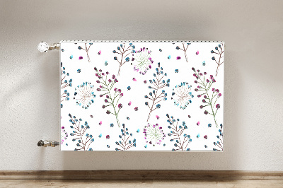 Heizkörperverkleidung magnet Blumenmotiv