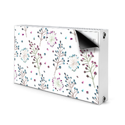 Heizkörperverkleidung magnet Blumenmotiv