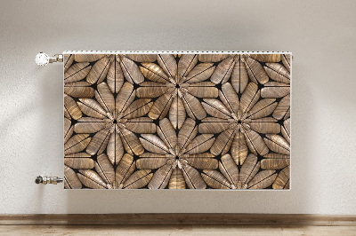 Heizkörperverkleidung magnet Blumenholzmuster