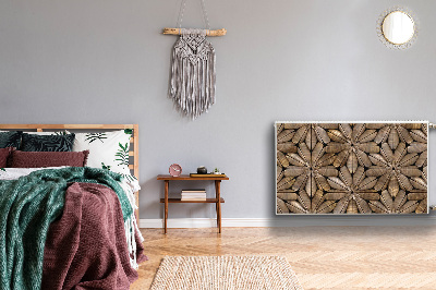 Heizkörperverkleidung magnet Blumenholzmuster