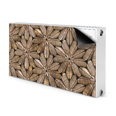 Heizkörperverkleidung magnet Blumenholzmuster