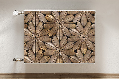 Heizkörperverkleidung magnet Blumenholzmuster