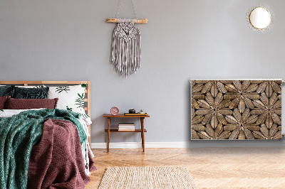 Heizkörperverkleidung magnet Blumenholzmuster